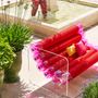 Sofas - MW02| Sofa with transparent PMMA walls & red Runner covers - MW Exclusive - MOJOW