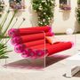 Sofas - MW02| Sofa with transparent PMMA walls & red Runner covers - MW Exclusive - MOJOW