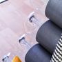 Sofas - MW02| Grey PMMA wall sofa & Soshagro anthracite armrests - MW Exclusive - MOJOW