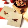 Gifts - COASTER SET — WILD HORSES - 204 HAUS CRAFTERS