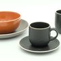 Tea and coffee accessories - Tea/Cappuccino Mug with Saucer - MOLDE CERAMICS