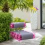 Lawn sofas   - MW04| Chair with transparent PMMA walls & grey Runner covers - MW Exclusive - MOJOW