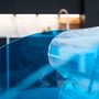 Fauteuils - MW05| Fauteuil parois en verres bleus & assise TPU transparents - MW Exclusive - MOJOW