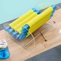 Sofas - MW05| Sofa with transparent PMMA walls & yellow Runner covers - MW Exclusive - MOJOW