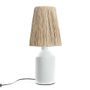 Desk lamps - The Bedouin Table Lamp - White Natural - BAZAR BIZAR - COASTAL LIVING