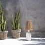Desk lamps - The Bedouin Table Lamp - White Natural - BAZAR BIZAR - COASTAL LIVING