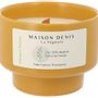 Objets de décoration - MAISON DENIS – L’élément SOLAIRE : Bougie Parfumée cire 100% végétale mèche bois. - L'ATELIER DENIS