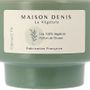 Decorative objects - Scented candle: 100% vegetable wax, wood wick. - DENIS & FILS