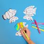 Gifts - Inflatable creart to color - Fish - ARA-CREATIVE