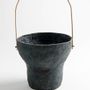 Vases - Paper Clay Vase (Dark Grey Single) - INDIGENOUS