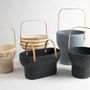 Vases - Paper Clay Vase (Dark Grey Single) - INDIGENOUS