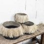 Boîtes de rangement  - Les Paniers Aloha - Noir Naturel - Lot de 3 - BAZAR BIZAR LIVING
