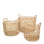 Caskets and boxes - The Cua Dai Basket - Natural - Small - BAZAR BIZAR LIVING