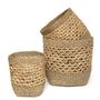 Caskets and boxes - The Halong Bay Basket - Natural - L - BAZAR BIZAR LIVING