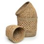Caskets and boxes - The Halong Bay Basket - Natural - M - BAZAR BIZAR LIVING