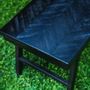 Bancs - Le Banc Chevrons - Noir - 150 - BAZAR BIZAR LIVING