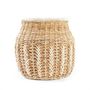 Caskets and boxes - The Luziru Basket - Natural - L - BAZAR BIZAR - COASTAL LIVING