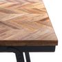 Desks - The Herringbone High Table - Natural - 140cm - BAZAR BIZAR LIVING