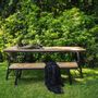 Tables Salle à Manger - La Table de Marché à Chevrons - Naturel - 160 cm - BAZAR BIZAR - COASTAL LIVING