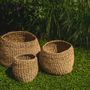 Caskets and boxes - The Vung Lam Basket - Natural - Small - BAZAR BIZAR - COASTAL LIVING