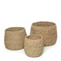 Caskets and boxes - The Vung Lam Basket - Natural - Small - BAZAR BIZAR - COASTAL LIVING