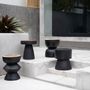 Stools - The Karbun Stool - Black Natural - BAZAR BIZAR LIVING