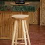 Stools - The Kedut Bar Stool - Natural - BAZAR BIZAR LIVING