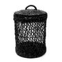 Laundry baskets - The Laundry Basket - Black - L - BAZAR BIZAR - COASTAL LIVING