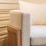 Lounge chairs for hospitalities & contracts - Julius Caned Armchair in Natural Oak Wood - DUISTT