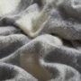 Decorative objects - Grey Plaid Mohair Throw Blanket - CUSHENDALE