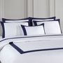 Bed linens - Thick Navy Blue Piping Duvet Cover - ATELIER 99