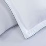Bed linens - Blue Grey Piping Duvet Cover - ATELIER 99