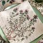 Kitchen linens - Linen Napkins  ǀ  Aromatic Herbs - LINOROOM 100% LINEN TEXTILES