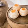 Candlesticks and candle holders - The Coconut Dot - Natural - BAZAR BIZAR LIVING