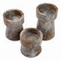 Candlesticks and candle holders - The Gypsy Candle Holder - Antique Grey - L - BAZAR BIZAR - COASTAL LIVING