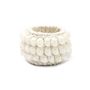 Bougeoirs et photophores  - Le Bougeoir Kai Macramé - Blanc - S - BAZAR BIZAR LIVING