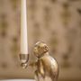 Candlesticks and candle holders - The Monkey Candle Holder #1 - Brass - BAZAR BIZAR LIVING