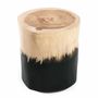 Tabourets - Le Tabouret Morocho - Noir Naturel - BAZAR BIZAR LIVING