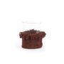 Candlesticks and candle holders - The Oh My Gee Candle Holder - Burgundy Velvet - L - SET/2 - BAZAR BIZAR LIVING