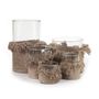 Bougeoirs et photophores  - Le Bougeoir Oh My Gee - Velours Concret - M - Lot de 4 - BAZAR BIZAR - COASTAL LIVING