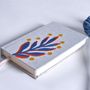 Stationery - COLOURFUL LEAF LINEN NOTEBOOK - ATELIER 99
