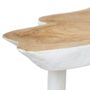 Tables basses - La Table D'appoint Organic - Blanc Naturel - BAZAR BIZAR - COASTAL LIVING