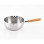 Saucepans  - Japanese stainless steel pans, hammered with two spouts - Yukihira/YOSHIKAWA collection - ABINGPLUS