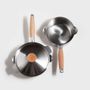 Saucepans  - 16 cm saucepan, stainless steel, with two spouts - Aikata/YOSHIKAWA co - ABINGPLUS