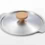 Saucepans  - 20 cm lid for saucepan, with two stainless steel spouts - Aikata/YOSHI - ABINGPLUS