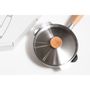 Saucepans  - 20 cm lid for saucepan, with two stainless steel spouts - Aikata/YOSHI - ABINGPLUS