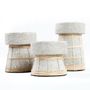 Candlesticks and candle holders - The Serene Candle Holder - Concrete Natural - L - BAZAR BIZAR - COASTAL LIVING