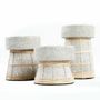Candlesticks and candle holders - The Serene Candle Holder - Concrete Natural - S - BAZAR BIZAR LIVING