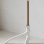 Candlesticks and candle holders - The Triple Twig Candle Holder - White - BAZAR BIZAR - COASTAL LIVING