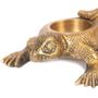 Candlesticks and candle holders - The Lizard - Brass - BAZAR BIZAR LIVING